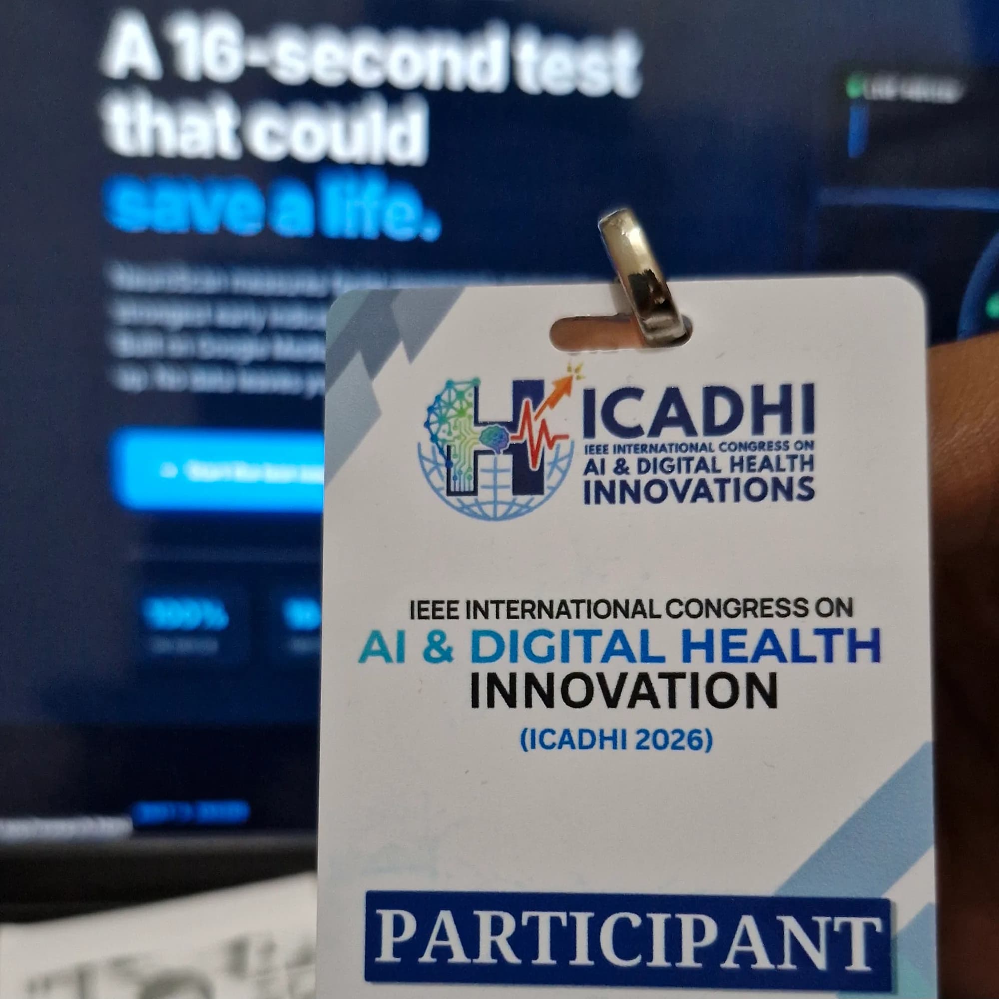 Presented NeuroScan at IEEE ICADHI 2026